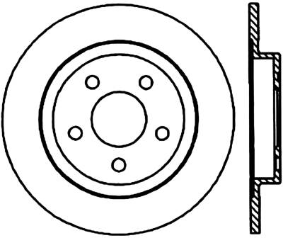 StopTech - StopTech 127.62064CR Disc Brake Rotor