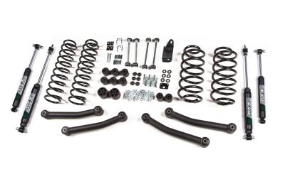 Zone Offroad - Zone Offroad 4" Suspension Lift Kit Zone Nitro Shocks for Wrangler TJ ZONJ10N