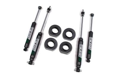 Zone Offroad - Zone Offroad 2" Suspension Lift Kit Zone Nitro Shocks for Gr Cherokee ZONJ19N
