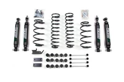 Zone Offroad - Zone Offroad 4.25" Suspension Lift Kit Zone Nitro Shocks for Wrangler ZONJ25N