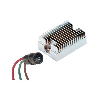 ACCEL - ACCEL 201102C Voltage Regulator Electronic Chrome for Harley-Davidson