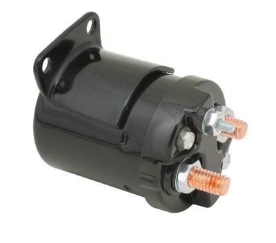 ACCEL - ACCEL 40111B Starter Solenoid Single Black for Most 4 & 5 Speed Applications