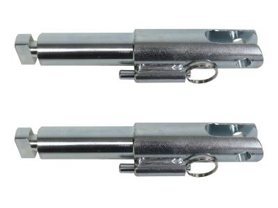 Blue Ox - Blue Ox BX88386 REMOVABLE ATTACHMENT TAB SHORT FRONT/LONG BACK 1 HOLE KIT PAIR