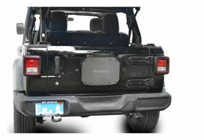Steinjager - Steinjager Spare Tire Carrier Delete Plate-Gray Hammer for Jeep JL J0048221