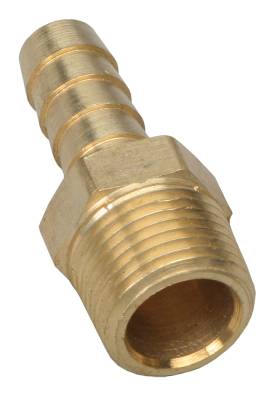 Trans-Dapt Performance - Trans-Dapt 2269 Straight Fuel Hose Fitting 3/8" NPT to 3/8" I.D.Brass
