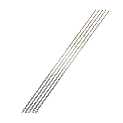Design Engineering - Design Engineering 10202 Stainless Steel Locking Ties 14" Qty 4 Per Pack