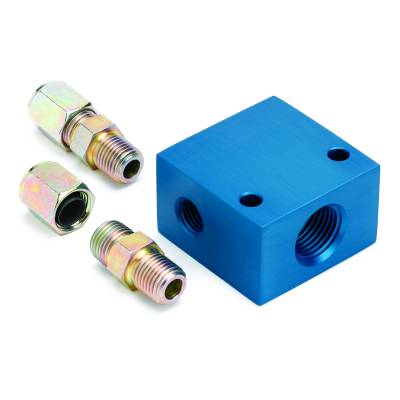 AutoMeter - AutoMeter 2286 Temperature Manifold Adapter for 3/8" O.D. Tubing