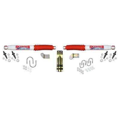 Skyjacker - Skyjacker 7254 Dual Steering Stabilizer Kit for 4-8.5" Lifts