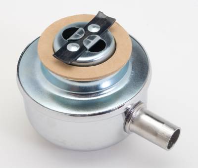 Trans-Dapt Performance - Trans-Dapt 4806 Valve Cover Breather Cap 2.375" Twist-In Style w/Tube Chrome