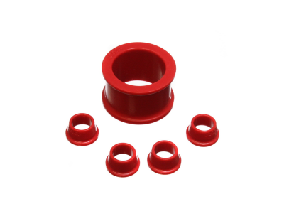 Energy Suspension - Energy Suspension 16.10102R Rack & Pinion Bushing Set Polyurethane Red