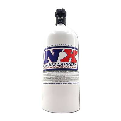 Nitrous Express - Nitrous Express 11100 10lb Nitrous Bottle w/Lightning 45 Bottle Valve