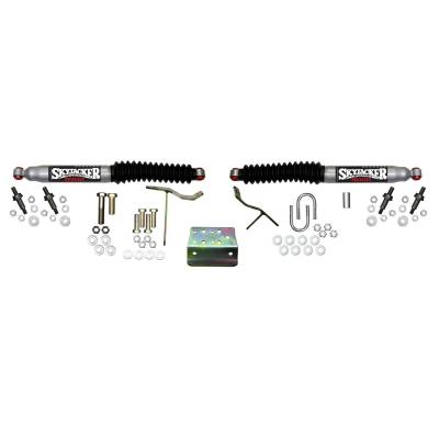 Skyjacker - Skyjacker 9239 Silver Dual Steering Stabilizer Kit for 2500 3500 Ram