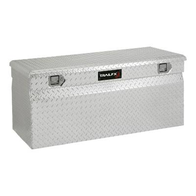 TrailFX - TrailFX 151481 Tool Box Chest Single Lid Aluminum 48x24x20" 13.3 Cu Ft