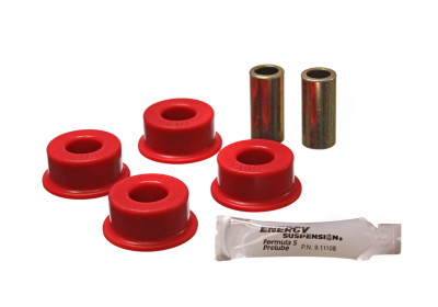 Energy Suspension - Energy Suspension 2.7101R Track Arm Bushing Set FrontRear Polyurethane Red