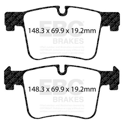 EBC Brakes - EBC Brakes UD1561 Ultimax Brake Pads