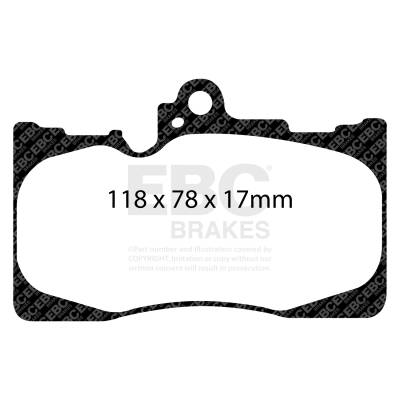 EBC Brakes - EBC Brakes S5KF1677 S5 Kits Yellowstuff & GD Rotors