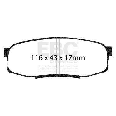 EBC Brakes - EBC Brakes S9KR1367 S9 Kits Yellowstuff & USR Rotors