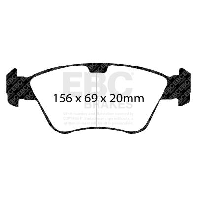 EBC Brakes - EBC Brakes DP31075C Redstuff Ceramic Low Dust Brake Pads