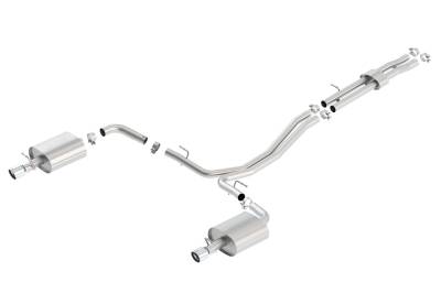 Borla - Borla 140656 S-Type Cat-Back Exhaust System for 13-15 Explorer