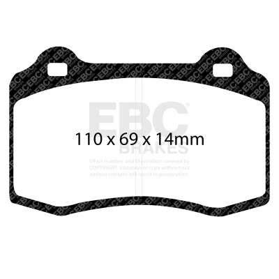 EBC Brakes - EBC Brakes DP31140C Redstuff Ceramic Low Dust Brake Pads