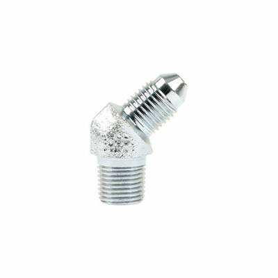 Allstar Performance - Allstar ALL50010 Adapter Fitting -3 To 1/8" NPT 45 Degree
