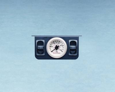 Firestone Ride-Rite - Firestone Ride-Rite 2241 Pneumatic Air Leveling Dual Control Panel Guage White