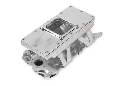 Holley Sniper EFI - Holley Sniper EFI 825131 Sheet Metal Fabricated Intake Manifold SBC GM Car