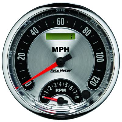 AutoMeter - AutoMeter 1295 American Muscle Speedometer/Tachometer Combo Gauge 5"