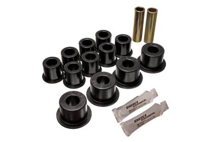 Energy Suspension - Energy Suspension 14.2102G Leaf Spring Bushing Set Polyurethane Black