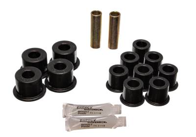 Energy Suspension - Energy Suspension 14.2101G Leaf Spring Bushing Set Polyurethane Black