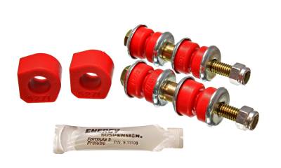 Energy Suspension - Energy Suspension 16.5101R Polyurethane Stabilizer Bar Bushing Kit Honda