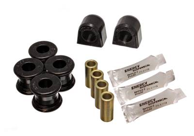Energy Suspension - Energy Suspension 19.5102G Sway Bar Bushing Set Rear Polyurethane Black