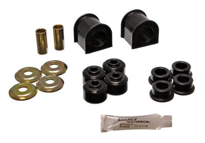 Energy Suspension - Energy Suspension 2.5108G Sway Bar Bushing Set Rear Polyurethane Black