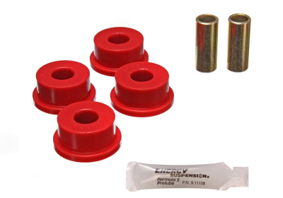 Energy Suspension - Energy Suspension 3.7106R Track Arm Bushing Set Rear Polyurethane Red