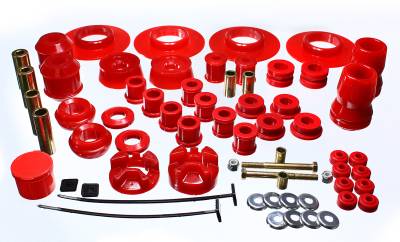 Energy Suspension - Energy Suspension 5.18108R Hyper-Flex Master Bushing Kit Red