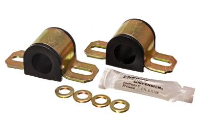 Energy Suspension - Energy Suspension 5.5101G Sway Bar Bushing Set Front Polyurethane Black