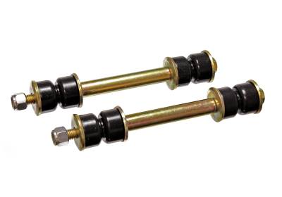 Energy Suspension - Energy Suspension 9.8118G Sway Bar End Link Kit Front Polyurethane Black
