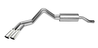 Gibson Performance Exhaust - Gibson Performance 65638 Dual Sport Catback Exhaust for 10-13 Sierra/Silverado