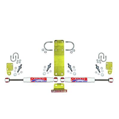Skyjacker - Skyjacker 7204 Dual Steering Stabilizer for 07-18 Jeep Wrangler JK