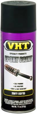 VHT - VHT SP652 Satin Black Epoxy All Weather Paint Can 11oz