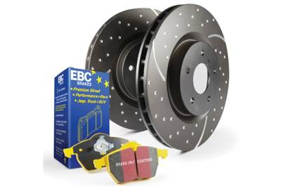 EBC Brakes - EBC Brakes S5KF1695 S5 Kits Yellowstuff & GD Rotors for 14-18 Q50 QX50