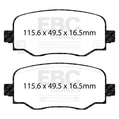 EBC Brakes - EBC Brakes S9KR1502 S9 Kits Yellowstuff & USR Rotors for 15-18 500X Renegade