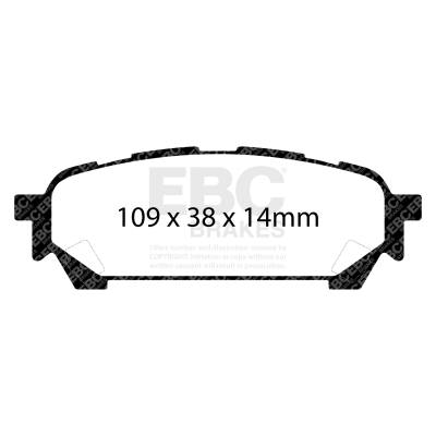 EBC Brakes - EBC Brakes S9KR1441 S9 Kits Yellowstuff & USR Rotors