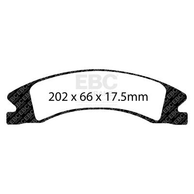 EBC Brakes - EBC Brakes UD1565 Ultimax Brake Pads