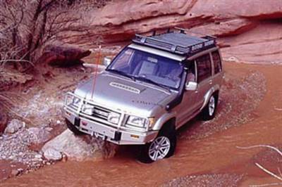 ARB - ARB 3444070 Deluxe Winch Mount Front Bumper 98-02 Isuzu Trooper