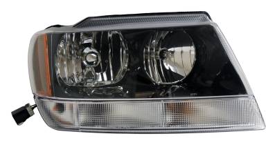 Crown Automotive Jeep Replacement - Crown Automotive 55155128AJ Headlight for 02-04 Grand Cherokee