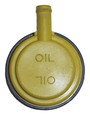 Crown Automotive Jeep Replacement - Crown J3220248 Yellow Plastic Oil Filler Cap for 71-91 Jeep 5.0L 5.9L