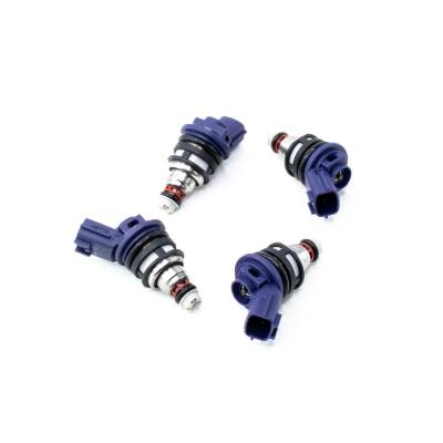 DeatschWerks - DeatschWerks 01J-00-0370-4 4Pc 370cc Side Feed Fuel Injectors