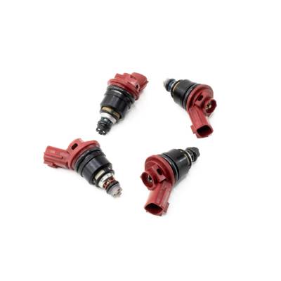 DeatschWerks - DeatschWerks 01J-00-0270-4 4Pc 270cc Side Feed Fuel Injectors