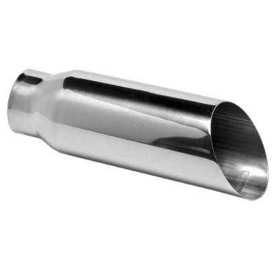 Dynomax - Dynomax 36388 Stainless Steel Exhaust Tip 3" Inlet 4" Outlet 12" Length